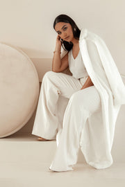 Ivory  Arlette Trousers