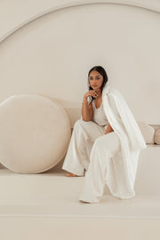 Ivory  Arlette Trousers